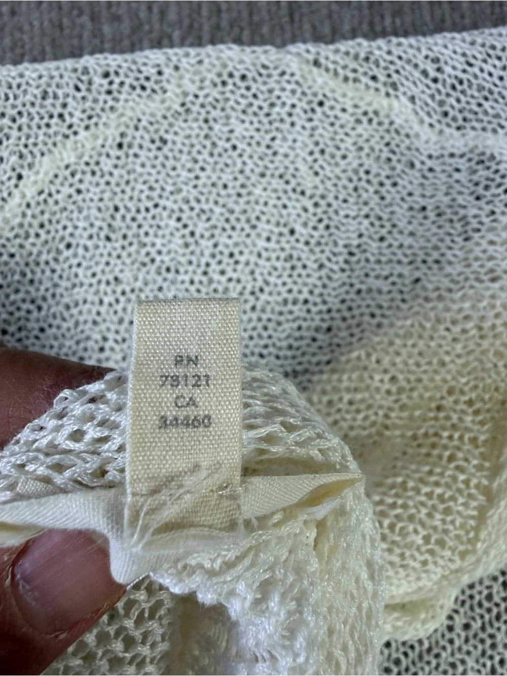 Eileen Fisher Lightweight White Open-Front Knit Cardigan Minimalist XS